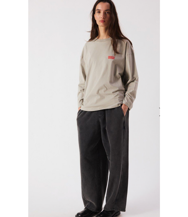 American Vintage Gixy longsleeve mineral