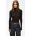 Gestuz GZninia longsleeve genache chocolatw brown
