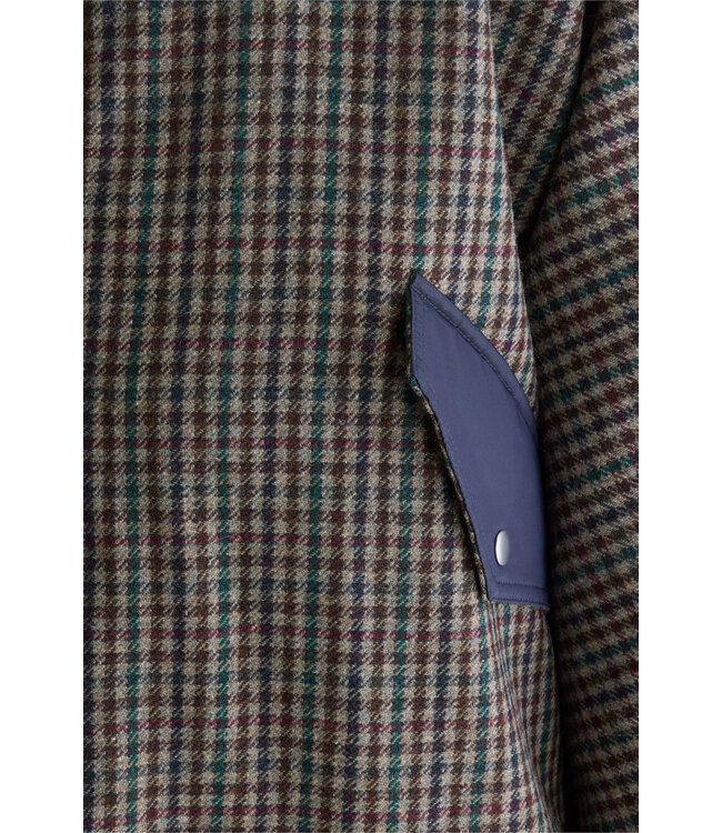 Bellerose Juny Checked Coat Grey