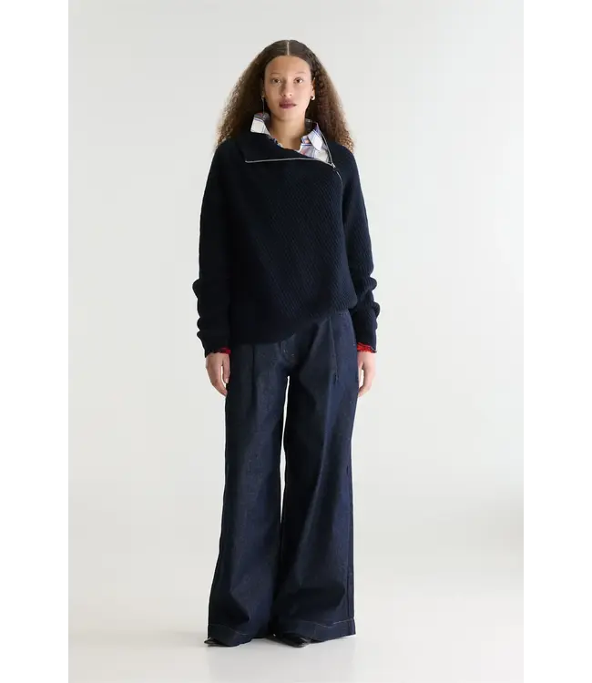 Bellerose Dorry zip turtleneck sweater