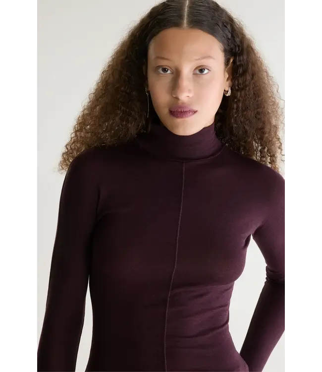 Bellerose Flawy62 turtle neck burgundy
