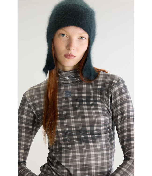 Bellerose Vinny62 Slim longsleeve grey/pink check A