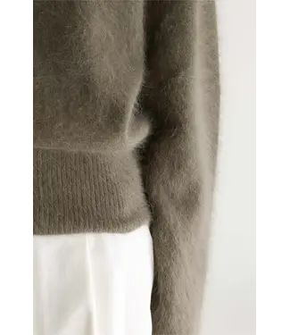 Bellerose Dateko crewneck sweater dusty olive