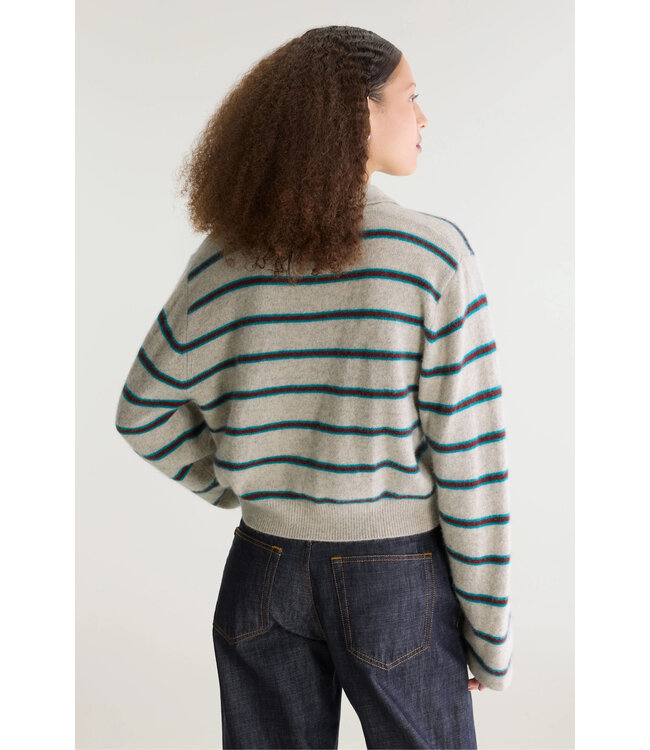 Bellerose Dussyr polo sweater stripe f