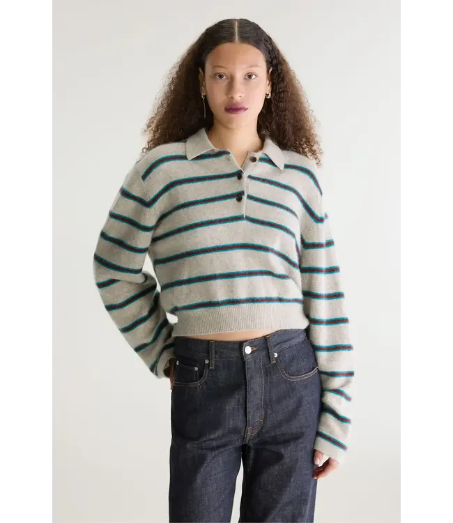 Bellerose Dussyr polo sweater stripe f