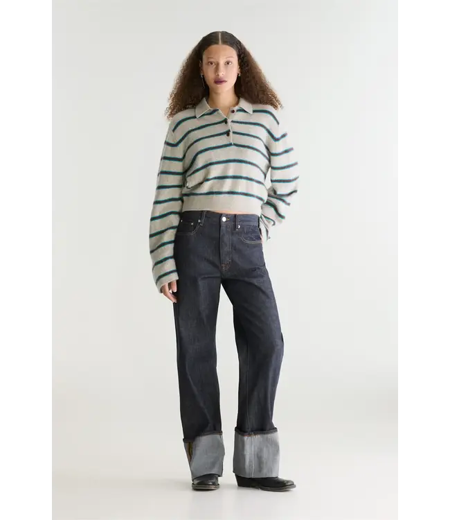 Bellerose Dussyr polo sweater stripe f