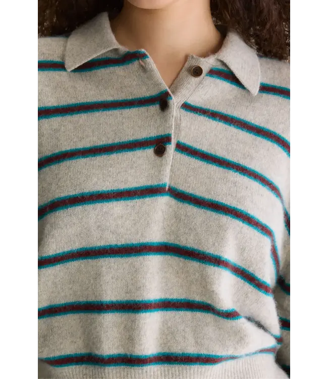 Bellerose Dussyr polo sweater stripe f