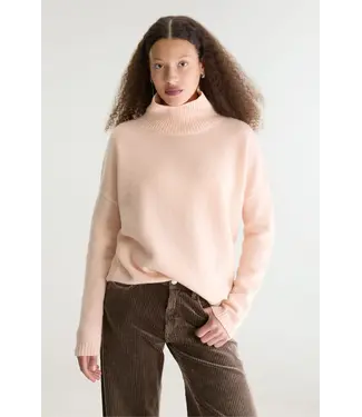 Bellerose Amedo funnel-neck sweater light rose