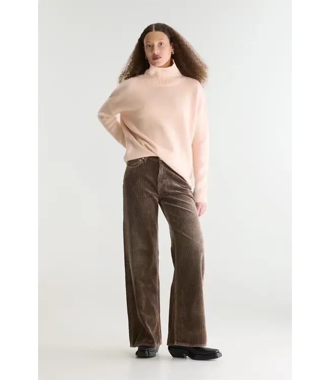 Bellerose Amedo funnel-neck sweater light rose