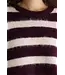 Bellerose Datus62 striped sweater Cordovan / Parchemin