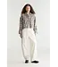 Bellerose JONNIE cropped check shirt black/crystal/natural