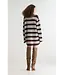 Bellerose DUSOR Striped Polo dress Dark roast / Oasis / Oyster