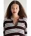 Bellerose DUSOR Striped Polo dress Dark roast / Oasis / Oyster