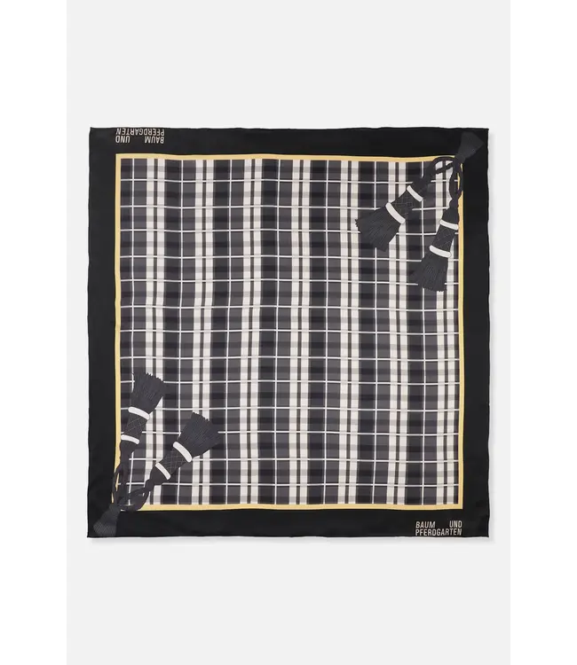 Baum und Pferdgarten Leah Scarf Grey Check