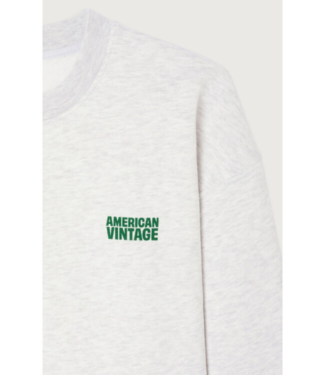 American Vintage Baptown sweater heather grey