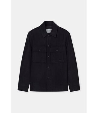 Closed Wool overshirt black