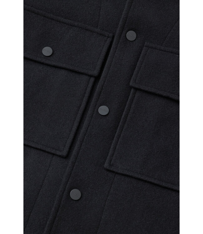 Closed Wool overshirt black