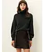 Sessùn Abby mini vinyle skirt browny