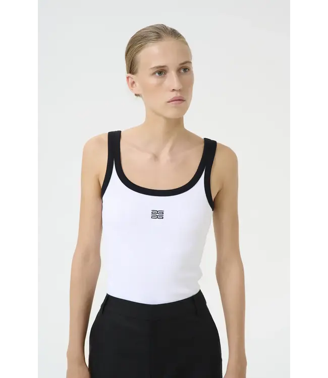 Gestuz GZdrew contrast bright white/black