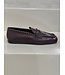 Posa Bardot loafer studs leather burgundy