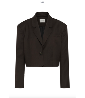 Gestuz GZpaula short blazer brown ganache