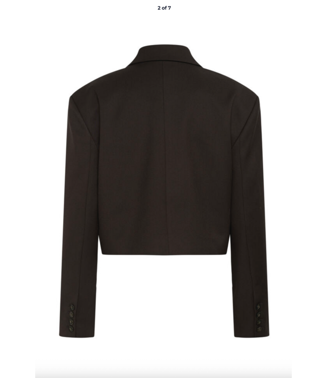 Gestuz GZpaula short blazer brown ganache