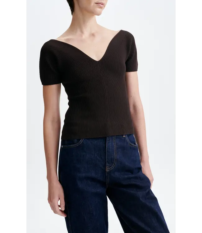 Vanessa Bruno helia top brun