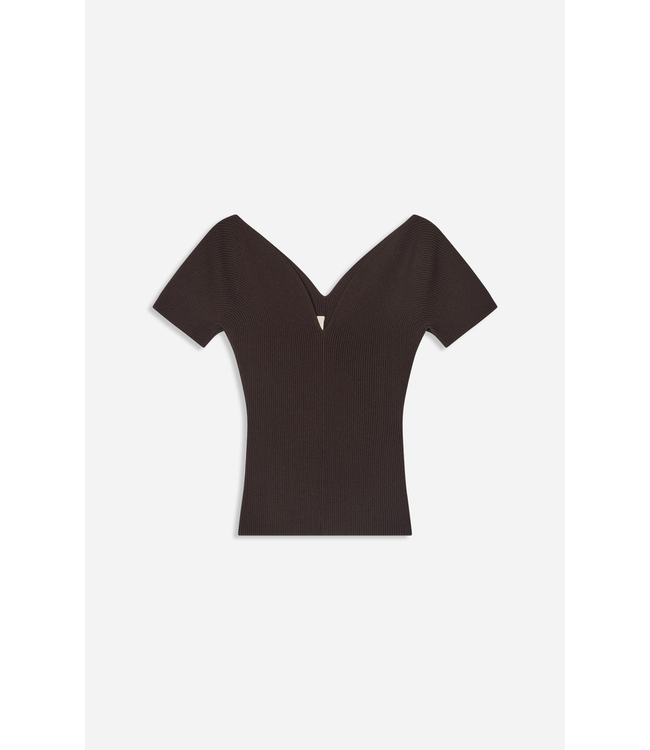 Vanessa Bruno helia top brun