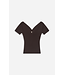 Vanessa Bruno helia top brun