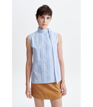 Vanessa Bruno hilly blouse top sky blue