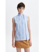 Vanessa Bruno ciel blouse top blue white strik