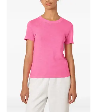 American Vintage Sonoma round-neck T-shirt Pink Acid Fluo