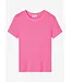 American Vintage Sonoma round-neck T-shirt Pink Acid Fluo