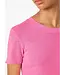 American Vintage Sonoma round-neck T-shirt Pink Acid Fluo