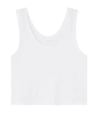 American Vintage apoly tanktop blanc