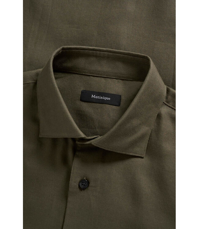 Matinique Marc shirt dark grey melange