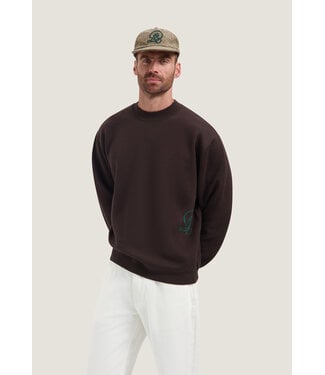 Dstrezzed Percy mockneck dark brown