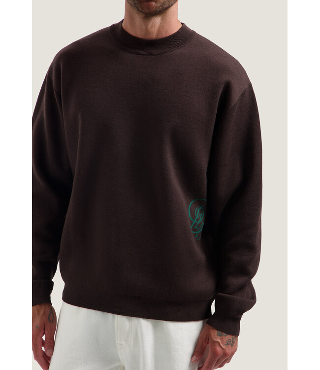 Dstrezzed Percy mockneck dark brown