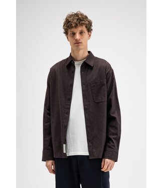 Butcher of Blue Aidan flannel shirt topaz brown