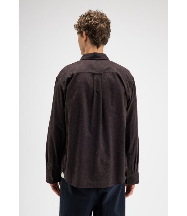 Butcher of Blue Aidan flannel shirt topaz brown