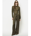 Dante 6 Jules Bold Satin Smart pants Moss Olive 3895