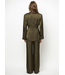 Dante 6 Jules Bold Satin Smart pants Moss Olive 3895