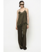 Dante 6 Dawna Bold Satin Lace camisole Top Moss Olive 3895