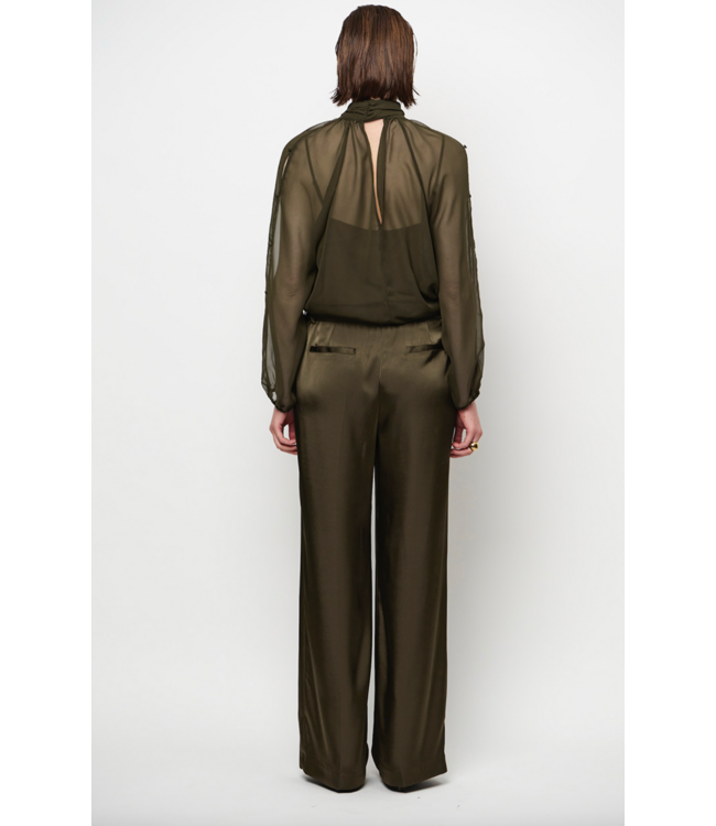 Dante 6 Sonia Boho Blouse Moss Olive 3895