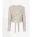 Dante 6 Benyo Knitted Wrap Top Warm Greige 1770