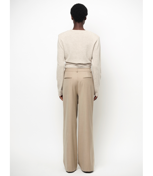 Dante 6 Benyo Knitted Wrap Top Warm Greige 1770