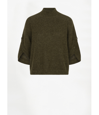 Dante 6 Mahani Cape Sweater Moss Olive 3895