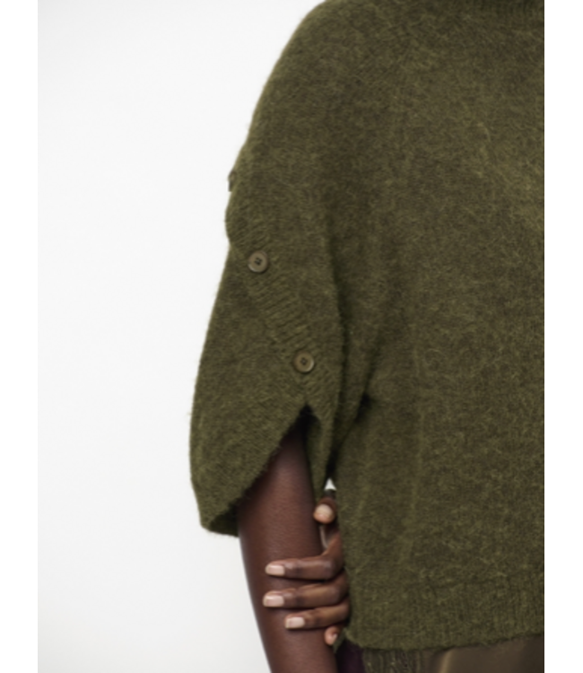 Dante 6 Mahani Cape Sweater Moss Olive 3895