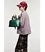 Essentiel Antwerp Kefir blouse firestarter rood groen