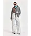Essentiel Antwerp Kingsley grey patchwork shirt
